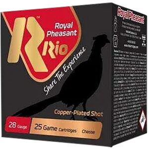 Rio Ammunition RPC285 Royal Pheasant 28 Gauge 2.75" Copper 25 Per Box/10 Case