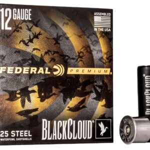 Federal PWBX1472 Black Cloud FS 12Gauge 2.75" 1 1/8oz 2Shot 25 Per Box/10 Case