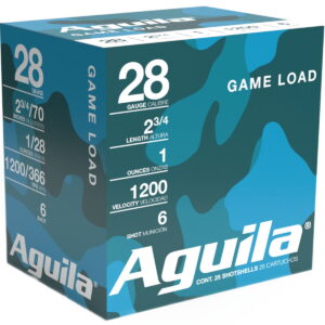 Aguila 1CHB2836 Birdshot Standard Velocity 28Gauge 2.75" 1oz 6Shot 25 Per Box/20 Case