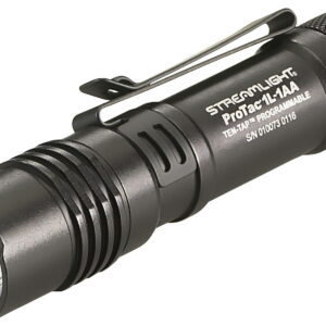 Streamlight 88061 ProTac 1L-1AA Everyday Carry Flashlight Black Anodized 40/150/350 Lumens White C4 LED