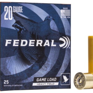 Federal H2026 Game-Shok Heavy Field 20Gauge 2.75" 1oz 6Shot 25 Per Box/10 Case