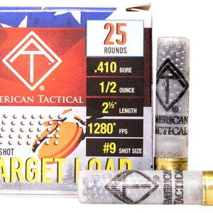 ATI ATIAC4109 Target Load 410Gauge 2.5" 1/2oz 9Shot 20 Per Box/10 Case