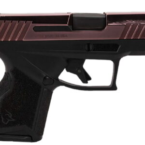 Taurus 1-GX4M931-10RG GX4 Micro-Compact Frame 9mm Luger 10+1 3.06" Satin Black DLC Stainless Steel Barrel, Rose Gold PVD Serrated Alloy Steel Slide, Matte Black Stainless Steel Frame, Textured Grip