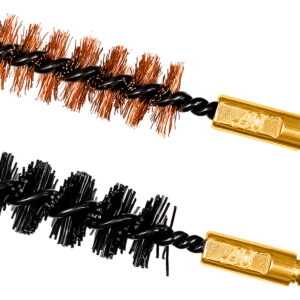 Otis FG341NB Bore Brush Set 10mm/40 Cal 8-32" Thread 2" Long Bronze/Nylon Bristles 2 Per Pkg