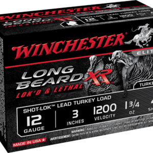 Winchester Ammo STLB1234 Long Beard XR Shot-Lok 12 Gauge 3" 1 3/4 oz 4 Shot 10 Per Box/10 Case