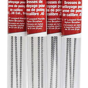 Birchwood Casey 41212 Cleaning Brushes Handgun Looped 45 Cal 9" Nylon 3 Pack