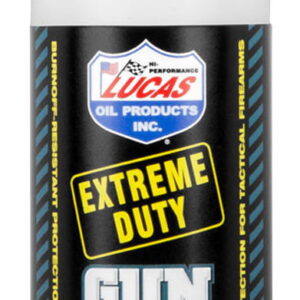 Lucas Oil 10877 Extreme Duty Gun Oil Against Heat, Friction, Wear 4 oz Squeeze Bottle