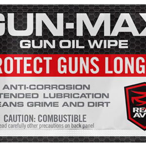 Real Avid AVGMW25 Gun-Max Gun Oil Against Corrosion & Lubricates Wipes 25 Count