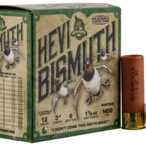 HEVI-Shot HS14006 HEVI-Bismuth 12 Gauge 3" 1 3/8 oz Bismuth 6 Shot 25 Per Box/10 Case