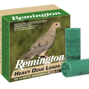 Remington Ammunition 28757 Heavy Dove Loads 12 Gauge 2.75" 1 1/8 oz 8 Shot 25 Per Box/10 Cs