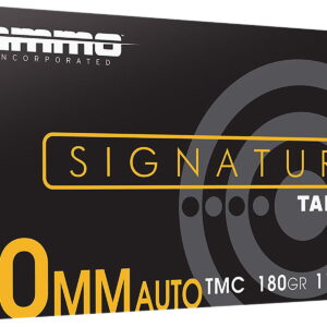 Ammo Inc 10180TMCA50 Signature 10mm Auto 180gr Total Metal Case 50 Per Box/20 Case