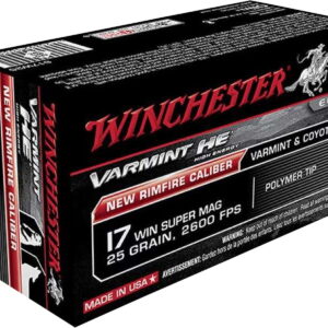 Winchester Ammo X17W25 Super X 17 WSM 25 gr Jacket Hollow Point 50 Per Box/10 Case