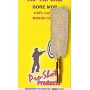 Pro-Shot MP45 Bore Mop .40 - .45 Cal Pistol #8-32" Thread 100% Cotton