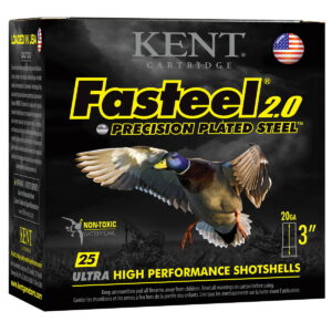 Kent Cartridge K203FS242 Fasteel 2.0 20 Gauge 3" 7/8 oz 2 Shot 25 Per Box/10 Case