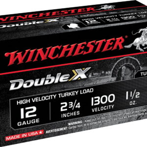 Winchester Ammo STH125 Double X High Velocity Turkey 12 Gauge 2.75" 1 1/2 oz 5 Shot 10 Per Box/10 Case