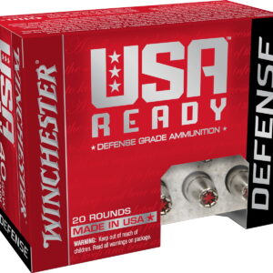 Winchester Ammo RED40HP USA Ready 40 S&W 170 gr Hex Vent Hollow Point 20 Per Box/10 Case