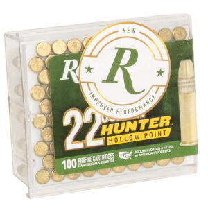 Remington Ammunition R21251 Golden Hunter 22 LR 40 gr Plated Hollow Point 100 Per Box/50 Case