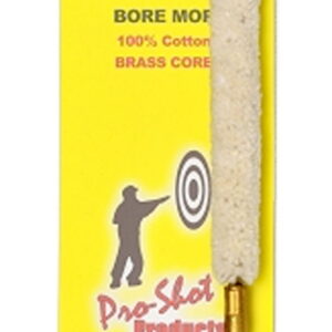 Pro-Shot MP3035 Bore Mop .30 - .35 Cal Rifle #8-32 Thread Cotton 1.75" Long