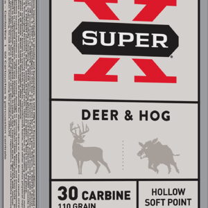 Winchester Ammo X30M1 Super X 30 Carbine 110 gr Hollow Soft Point 50 Per Box/10 Case