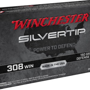 Winchester Ammo W308ST Silvertip 308 Win 150 gr Defense Tip 20 Per Box/10 Case