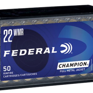Federal 737 Champion Training Rimfire 22WMR 40gr Full Metal Jacket 50 Per Box/60 Case
