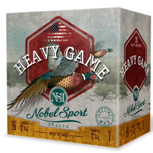 Nobel/eurosports Llc ANSH2075 Heavy Game 20Gauge 2.75" 1oz 7.5Shot 25 Per Box/10Case