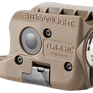 Streamlight 69341 TLR-6 HL Gun Light Flat Dark Earth 300 Lumens White LED/Red Laser Glock 42/43/43X/48