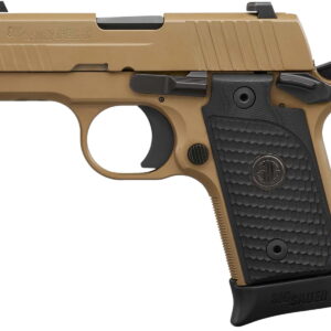 Sig Sauer 238380ESCPN P238 Micro-Compact Emperor Scorpion 380 ACP 2.70" 6+1 & 7+1 Flat Dark Earth Hardcoat Anodized Flat Dark Earth Nitron Stainless Steel Black Hogue G10 Piranha Grip