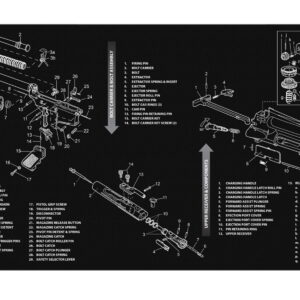 TekMat TEKR36AR10 AR-10 Cleaning Mat AR-10 Parts Diagram 12" x 36"