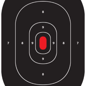 Pro-Shot SILHIN5PK SplatterShot Black/Red Self-Adhesive Paper Impact Enhancement Bright Green Silhouette 5 Pack Includes Pasters