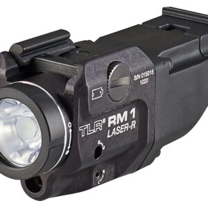Streamlight 69446 TLR RM 1 Laser Rail Mounted Tactical Lighting System Black Anodized 500 Lumens White LED/Red Laser
