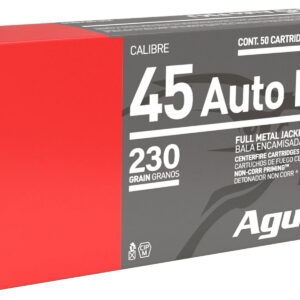 Aguila 1E452110 Target & Range Handgun 45ACP 230gr Full Metal Jacket 50 Per Box/20 Case