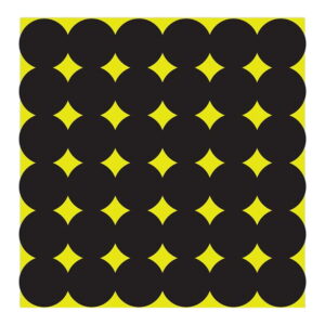 Birchwood Casey 34115 Shoot-N-C Pasters Black Adhesive Paper 1" 12 PK