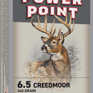 Winchester Ammo X652 Power-Point 6.5 Creedmoor 140 gr 20 Per Box/10 Case