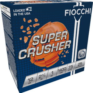 Fiocchi 12SCRS75 Exacta Target Super Crusher 12Gauge 2.75" 1oz 7.5Shot 25 Per Box/10 Case