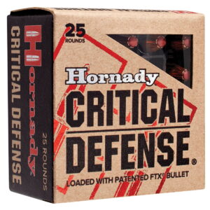 Hornady 90061 Critical Defense 327 Federal Mag 80 gr Hornady Flex Tip eXpanding 25 Per Box/10 Case
