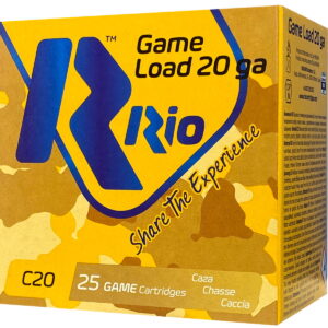 Rio Ammunition RC206 Game Load 20 Gauge 2.75" 1 oz 6 Shot 25 Per Box/10 Case