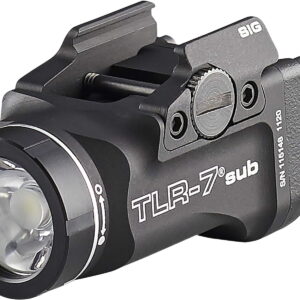 Streamlight 69401 TLR-7 Sub Gun Light Black Anodized 500 Lumens White LED Sig Sauer P365/P365 XL