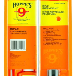 Hoppe's U22B Rifle Cleaning Kit 22 / 250 Cal (Clam Pack)