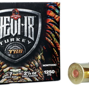 HEVI-Shot HS4507 HEVI-18 TSS Turkey 12 Gauge 3.50" 2 1/4 oz Tungsten 7 Shot 5 Per Box/10 Case