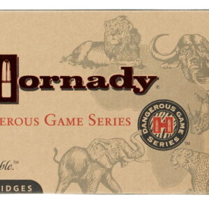 Hornady 8232 Dangerous Game 375 Ruger 300 gr Dangerous Game Solid 20 Per Box/6 Case