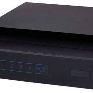 SnapSafe 75402 Specialty Safe Under Bed Medium Access Code/Key Entry Black 14 Gauge Steel