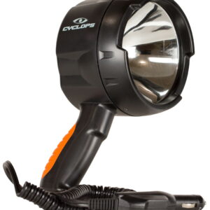 Cyclops CYCHS140012V Spotlight 12V Direct 1400 Lumens White Halogen Black Polymer 450 Meters