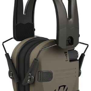 Walker's GWPRSEMRHFDE Razor Slim Electronic Muff 23 dB Over the Head Flat Dark Earth/Black Polymer