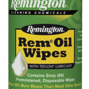 Remington Accessories 18384 Rem Oil Wipes Cleans/Lubricates/Protects 60 Count