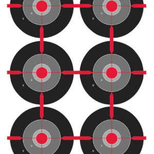 Birchwood Casey 35703 Dirty Bird Bullseye Tagboard Target 12" x 18" 100 Per Pkg