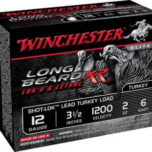 Winchester Ammo STLB12L6 Long Beard XR Shot-Lok 12 Gauge 3.50" 2 oz 6 Shot 10 Per Box/10 Case