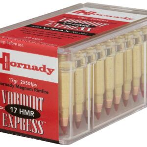Hornady 83170 Varmint Express 17 HMR 17 gr Hornady V Max 50 Per Box/40 Case