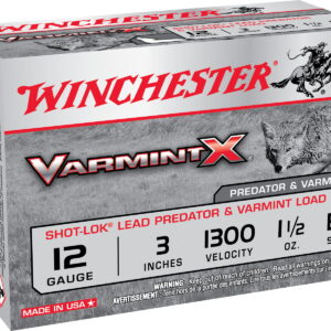 Winchester Ammo X123VBB Varmint X Shot-Lok 12 Gauge 3" 1 1/2 oz BB Shot 10 Per Box/10 Case