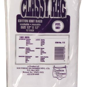 Southern Bloomer 112 Cleaning Patches Cotton 12" x 12" 12 Per Bag
